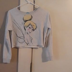 Disney Tink crop sweatshirt